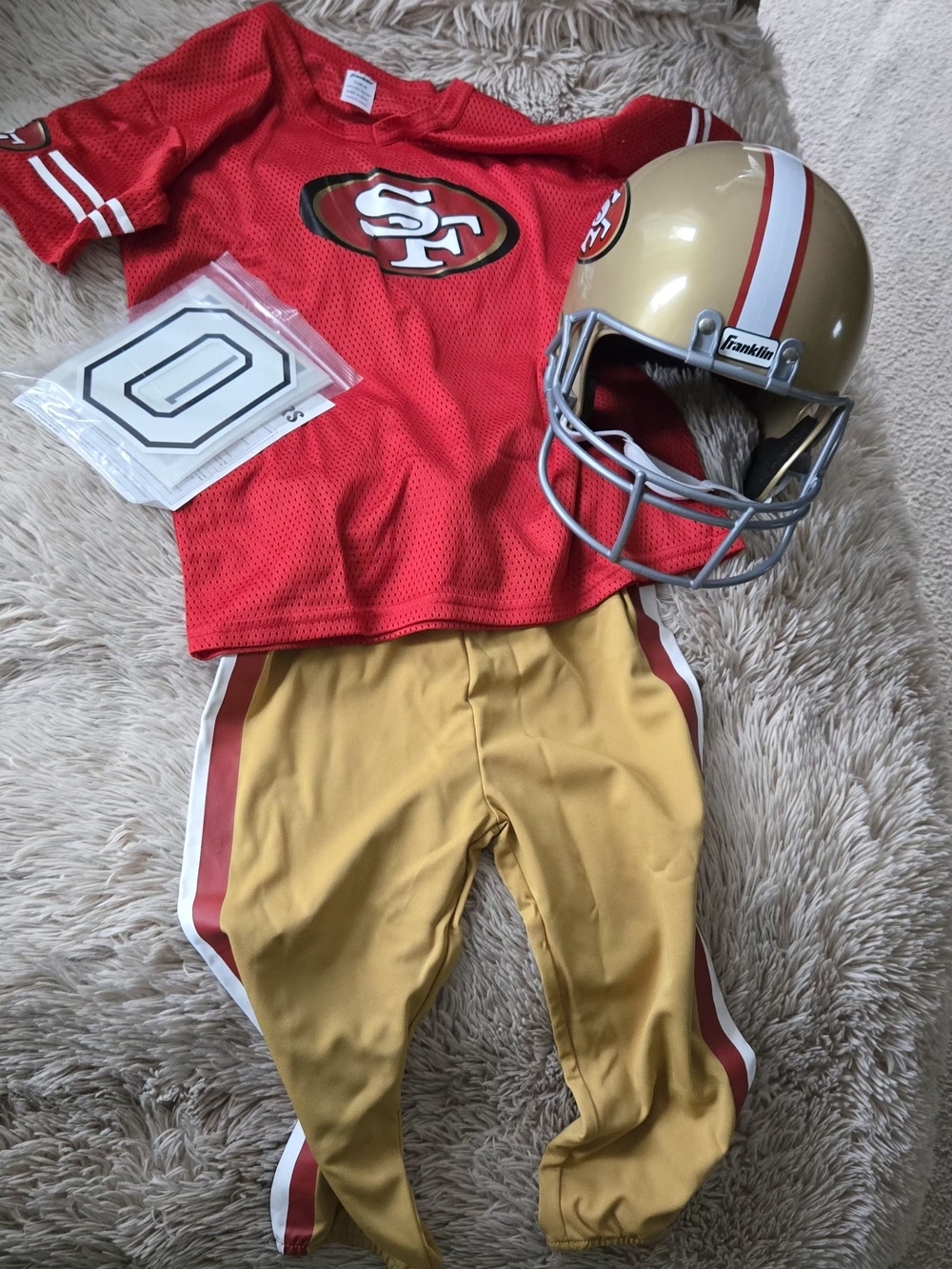 Franklin Sports NFL Kids Football Uniform Set #1355 - Picture 6 of 15